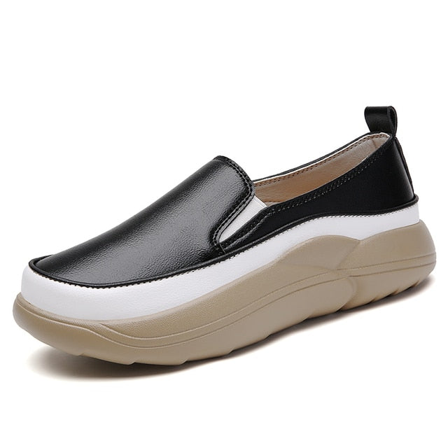 Véronique - Comfort instappers met chunky zool