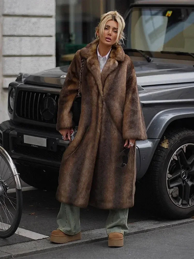 Tammy - Trench-coat d'hiver duveteux
