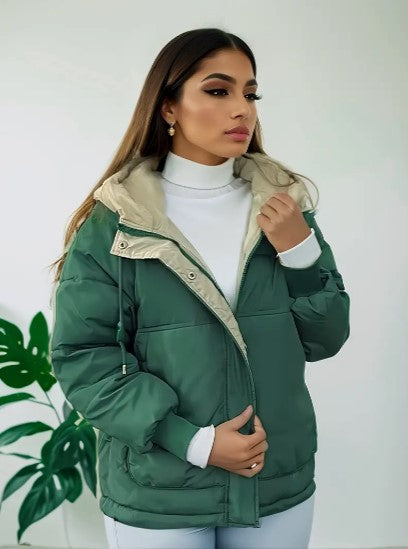 Manteau d'hiver matelassé classique pour femmes