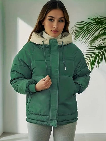 Manteau d'hiver matelassé classique pour femmes