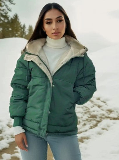 Manteau d'hiver matelassé classique pour femmes