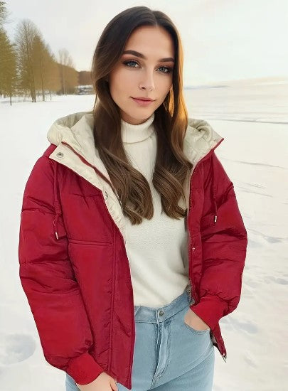 Manteau d'hiver matelassé classique pour femmes