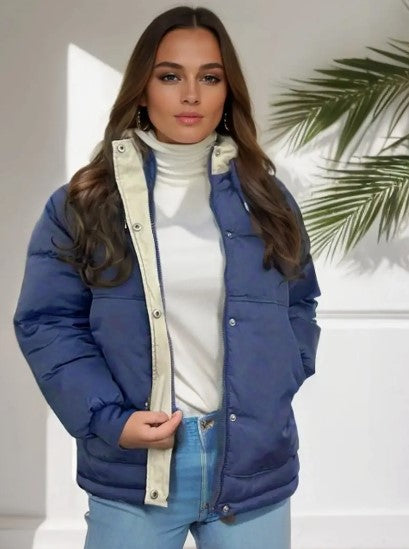 Manteau d'hiver matelassé classique pour femmes