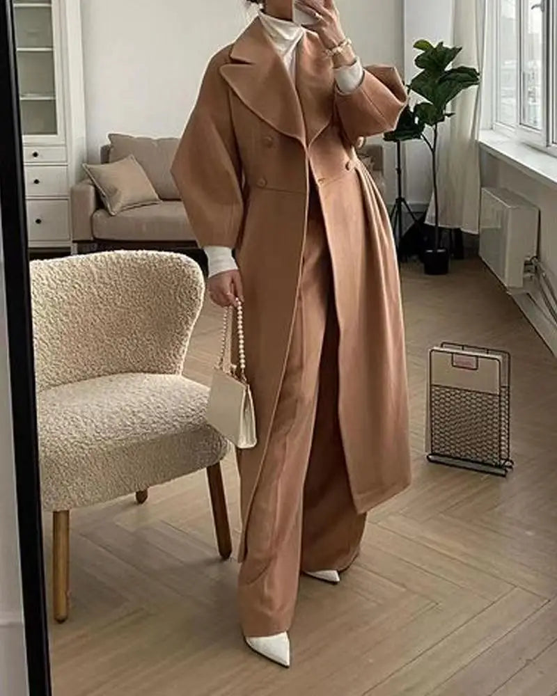 Ruthie – Élégant manteau d'hiver réversible