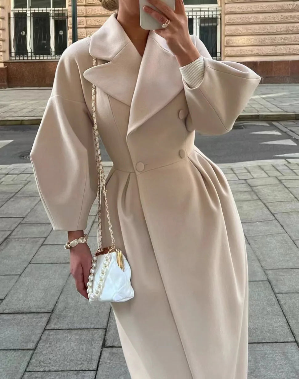 Ruthie – Élégant manteau d'hiver réversible