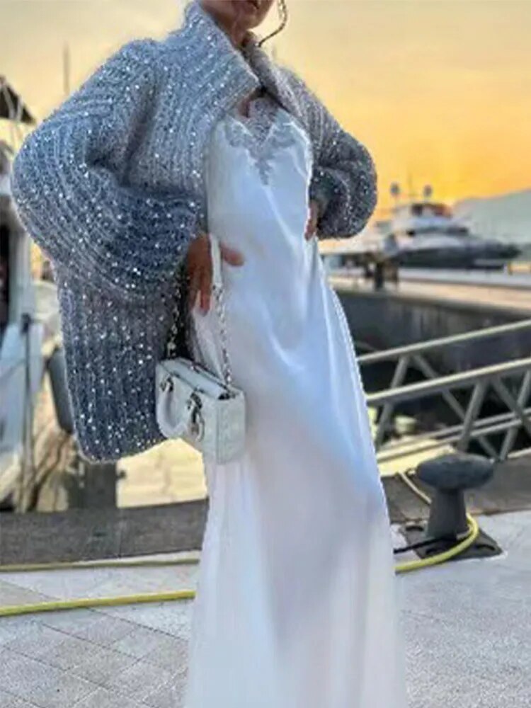 Alix - Pull à paillettes élégant et confortable