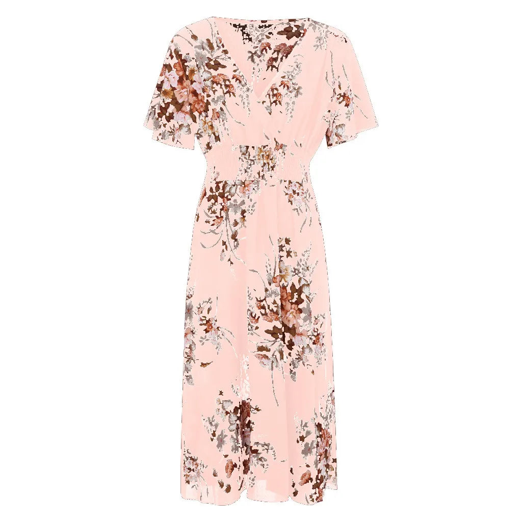 Robe en chiffon à fleurs - grande taille - Projet Paris - Légère et élégante