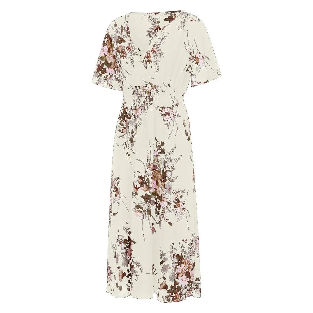 Robe en chiffon à fleurs - grande taille - Projet Paris - Légère et élégante