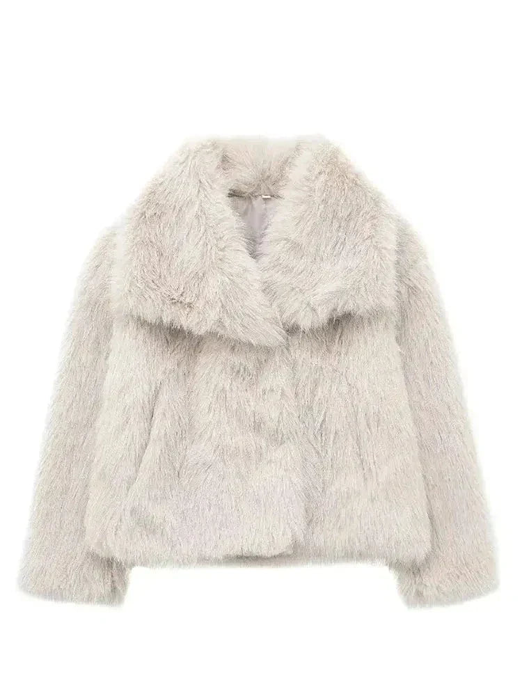 Emiliana - Manteau de fourrure streetwear stylé