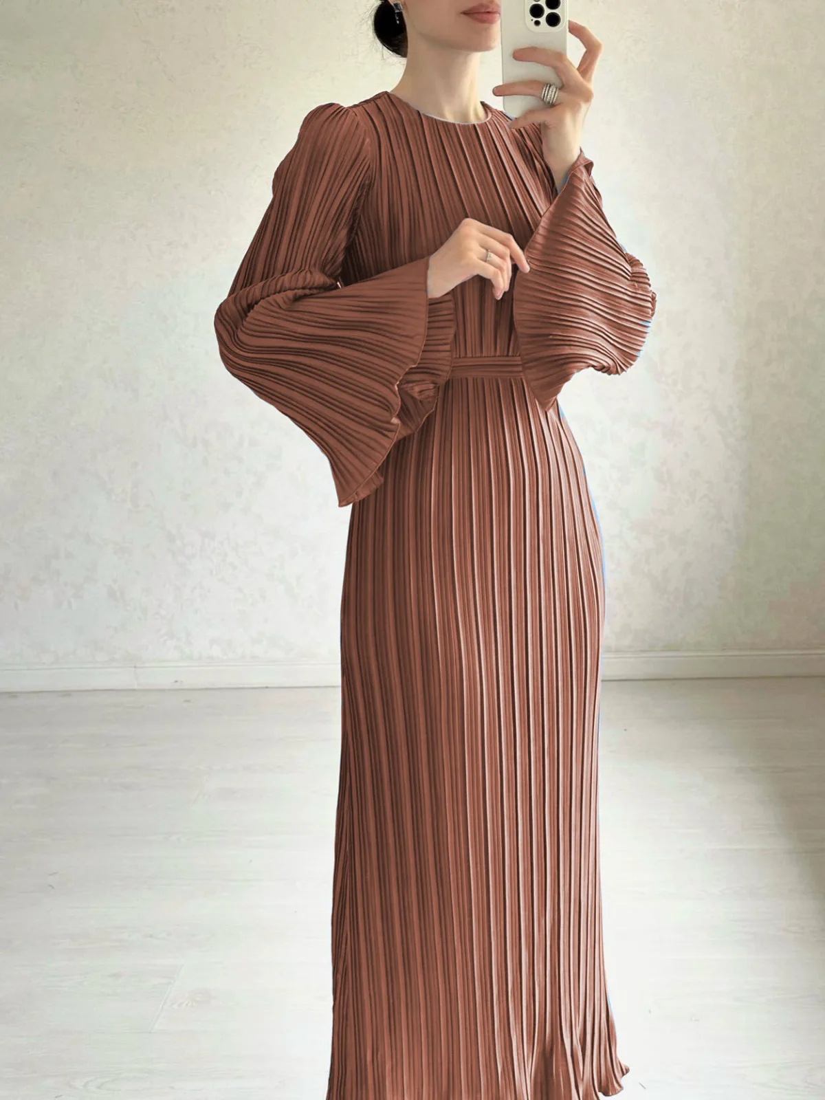 Robe maxi élégante avec volants - Projet Paris - Élégante, Confortable