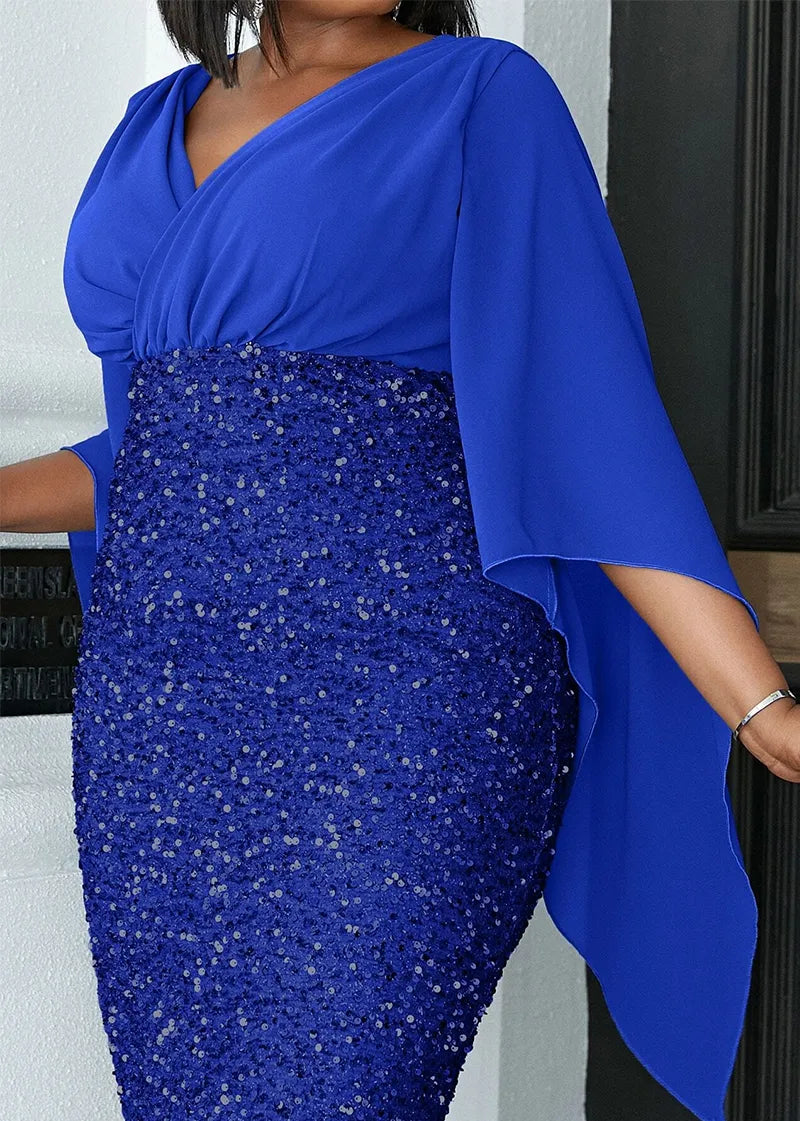 Robe midi élégante - Grande taille - Projet Paris - Parfaite pour les banquets - Confort chic