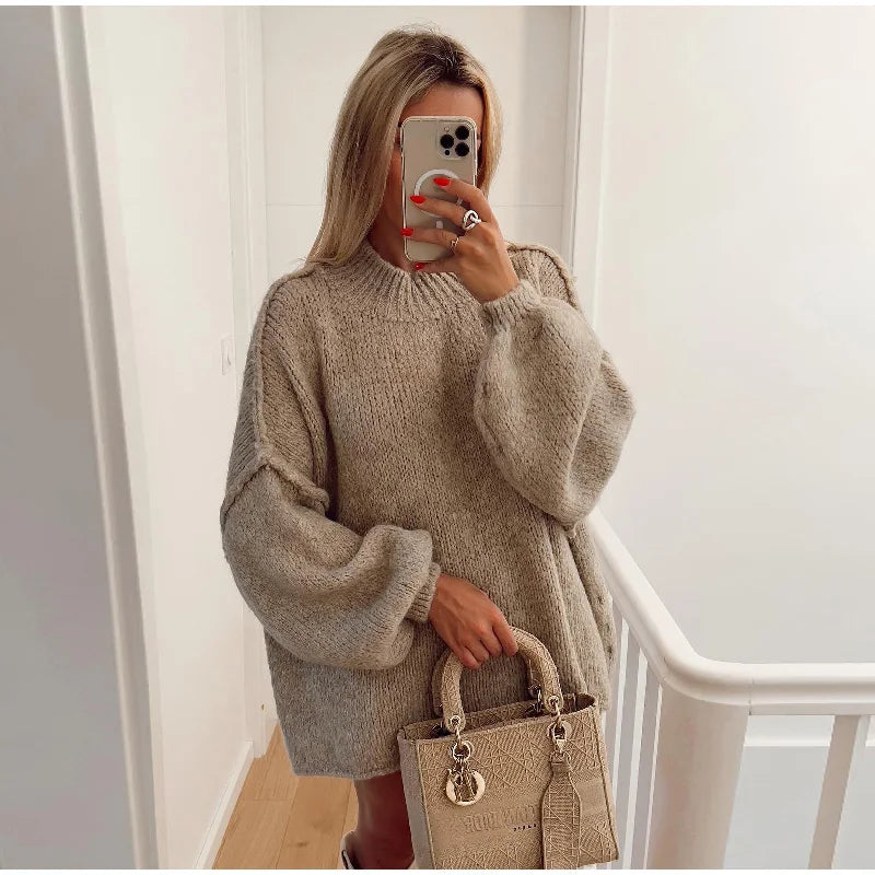 Amélie - Pull en maille douce grande taille pour femme