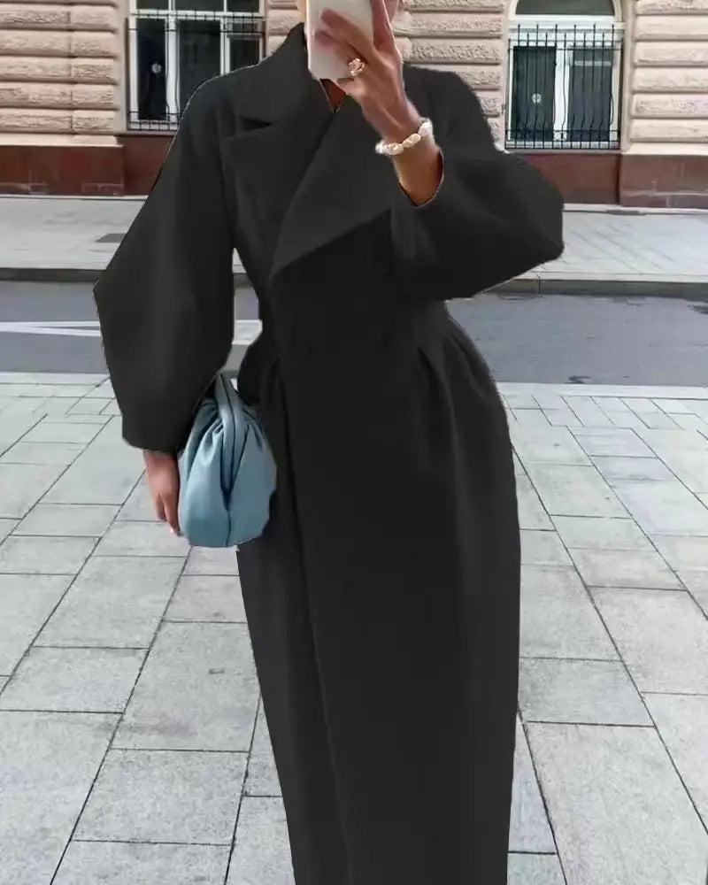 Ruthie – Élégant manteau d'hiver réversible