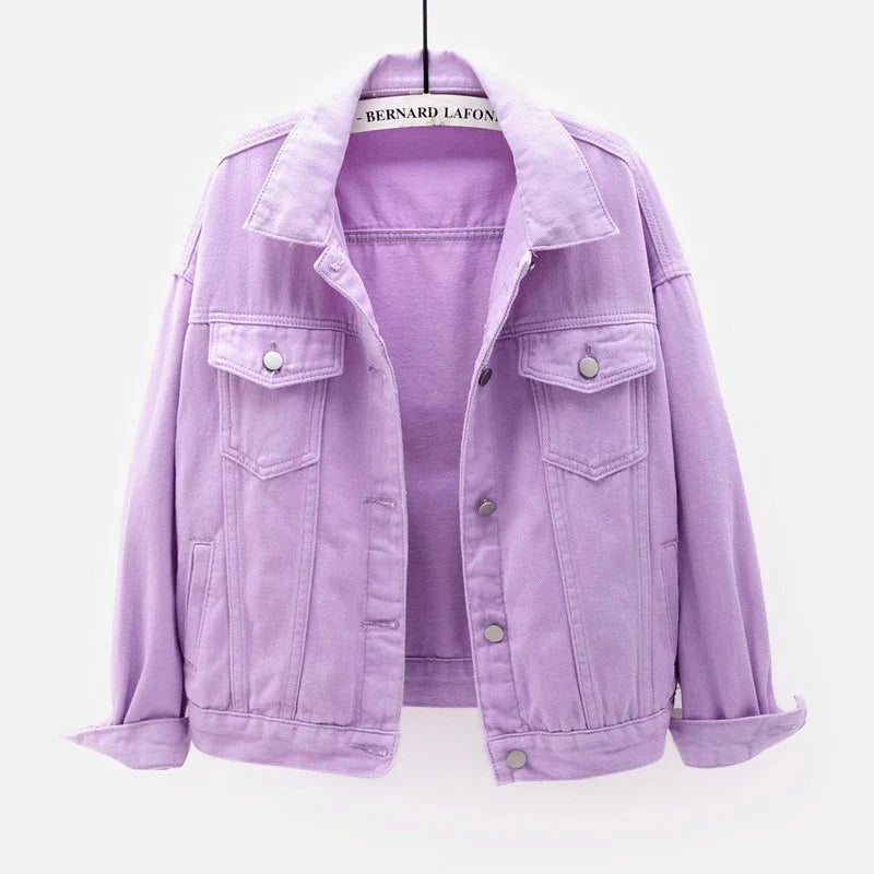 Chelsea - veste en jean vintage décontractée