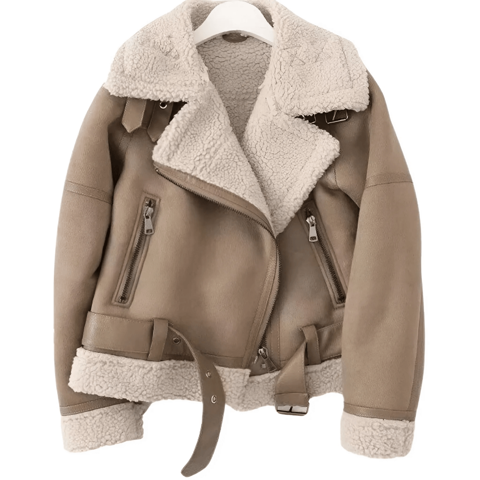 Palmer - veste rétro garnie de fourrure