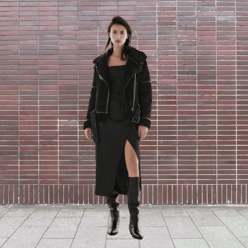 Palmer - veste rétro garnie de fourrure