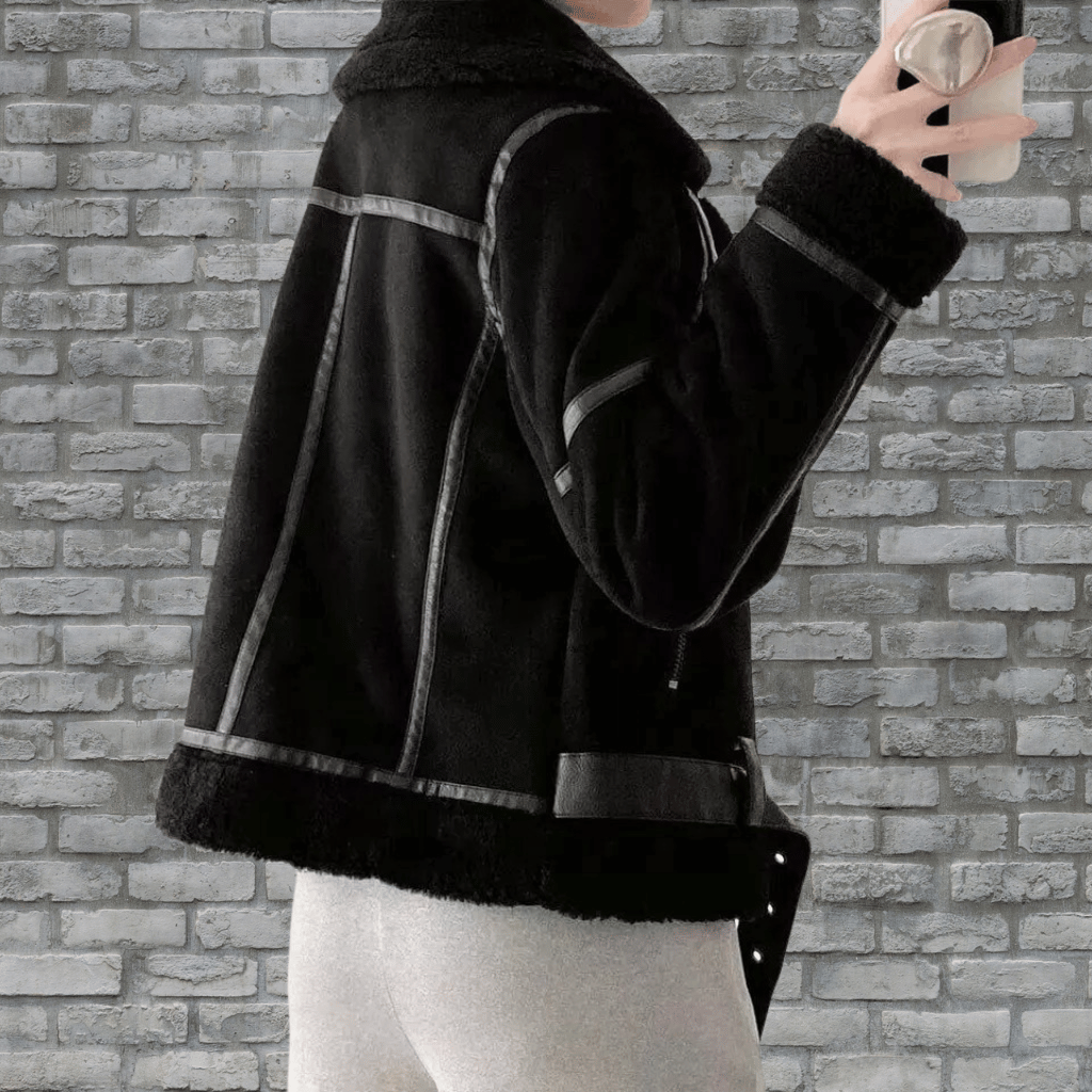 Palmer - veste rétro garnie de fourrure