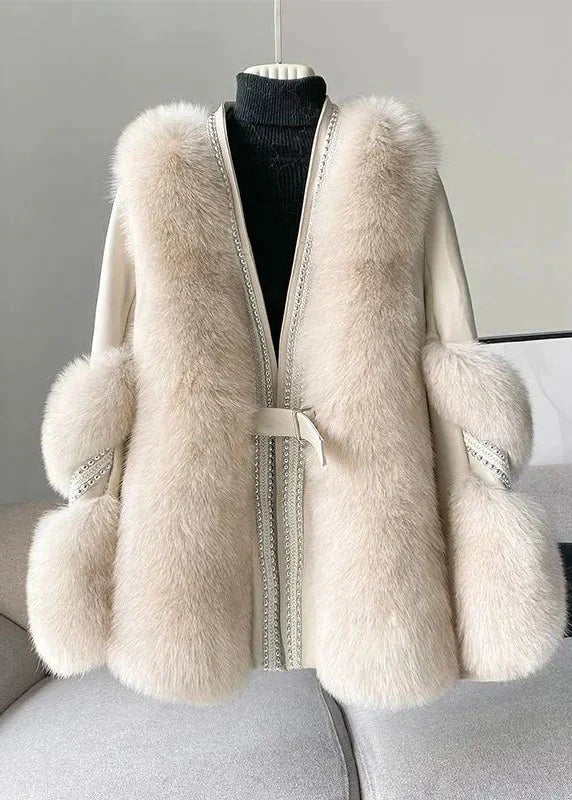Elaine - Manteau de fourrure élégant et chaud