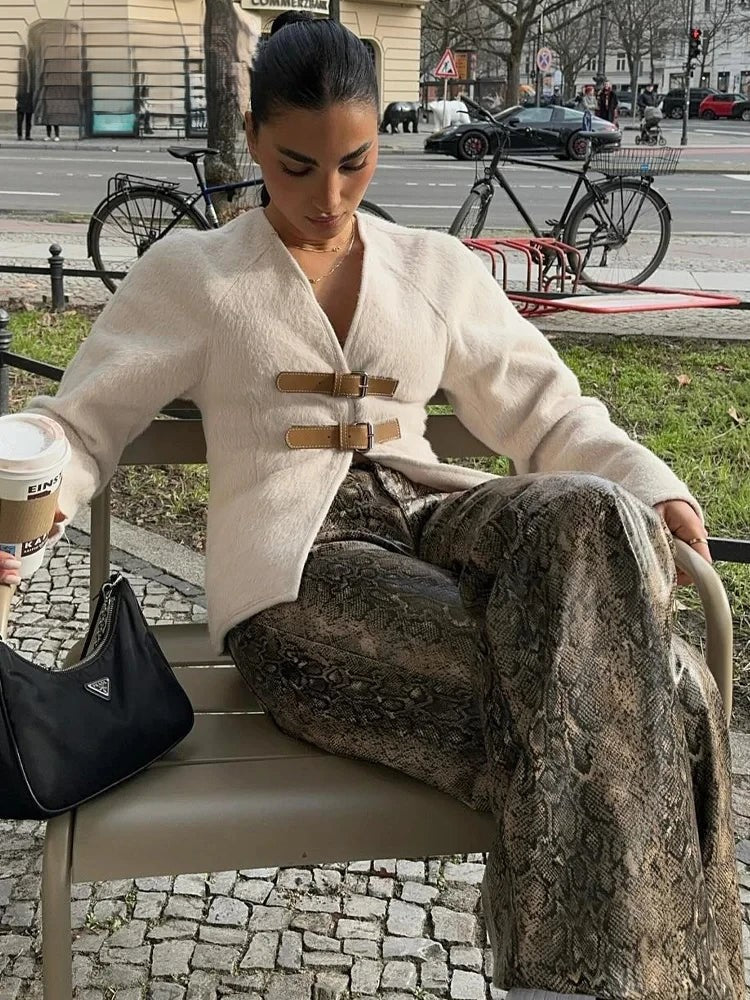 Renelyn - Veste en laine élégante