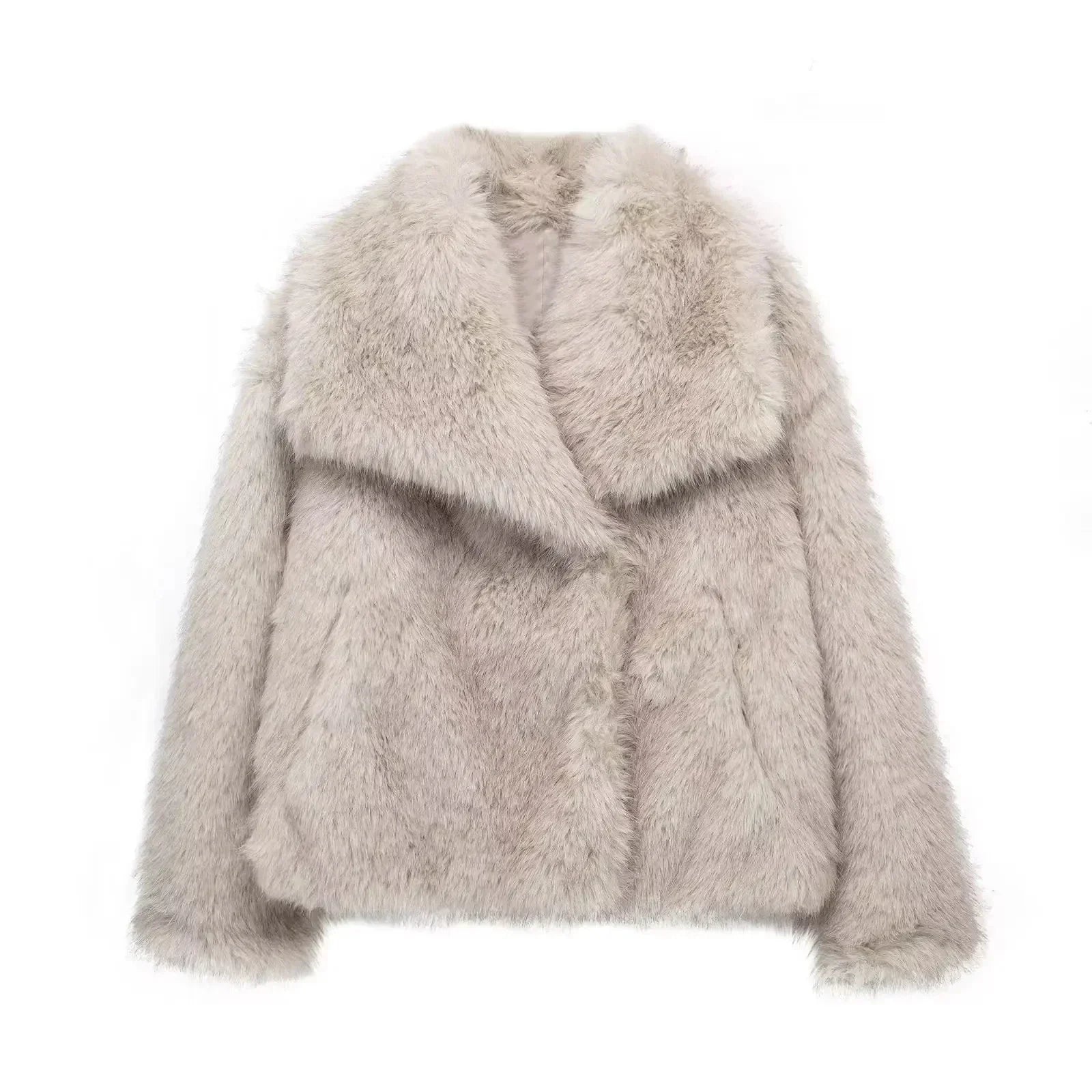 Ariah - Manteau de fausse fourrure à la hanche