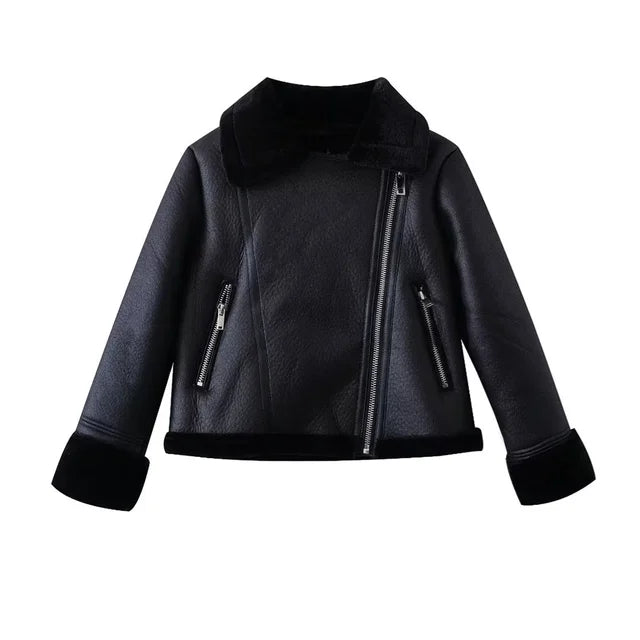 Maricar - Manteau de fourrure chaud et décontracté