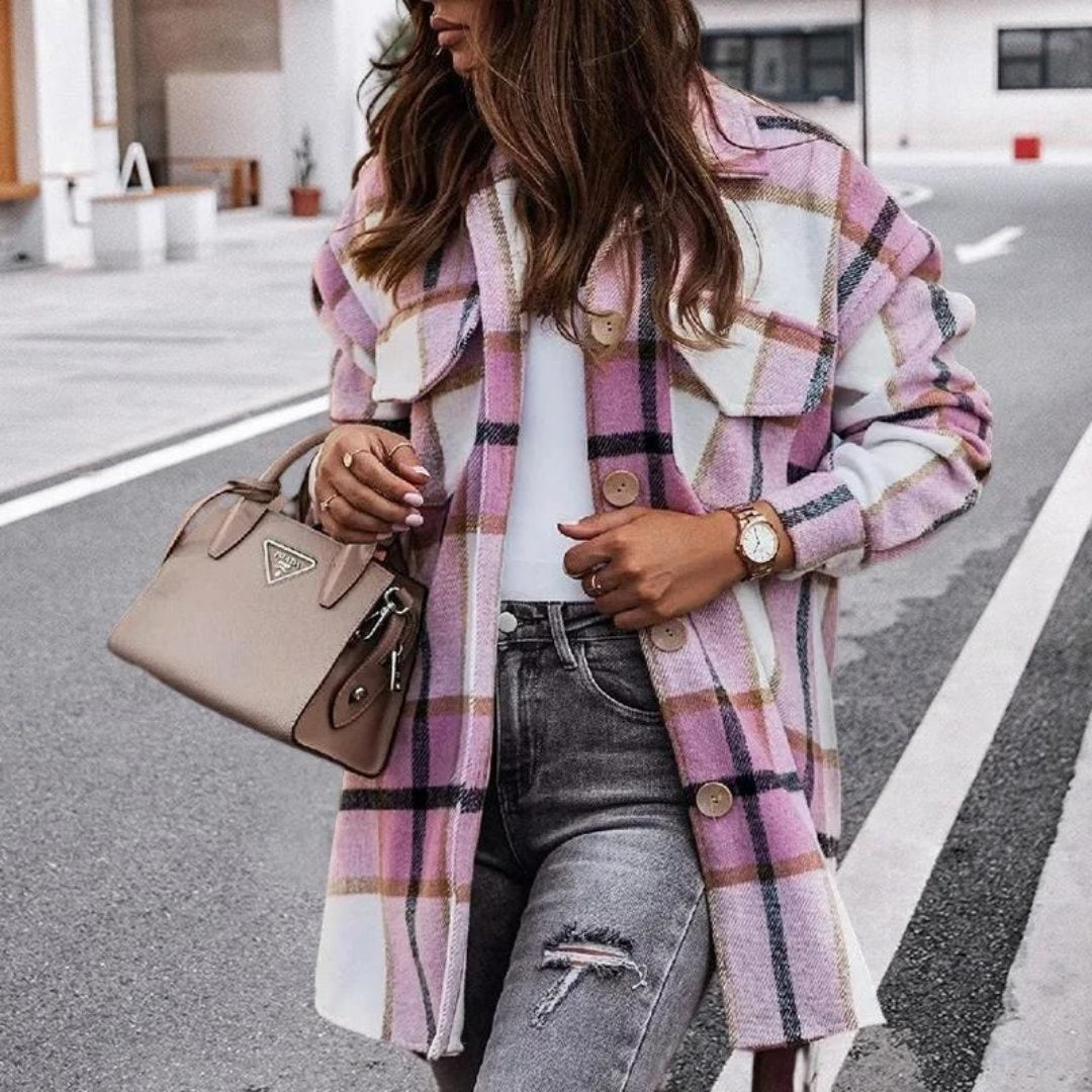 Earlene - Veste en flanelle élégante
