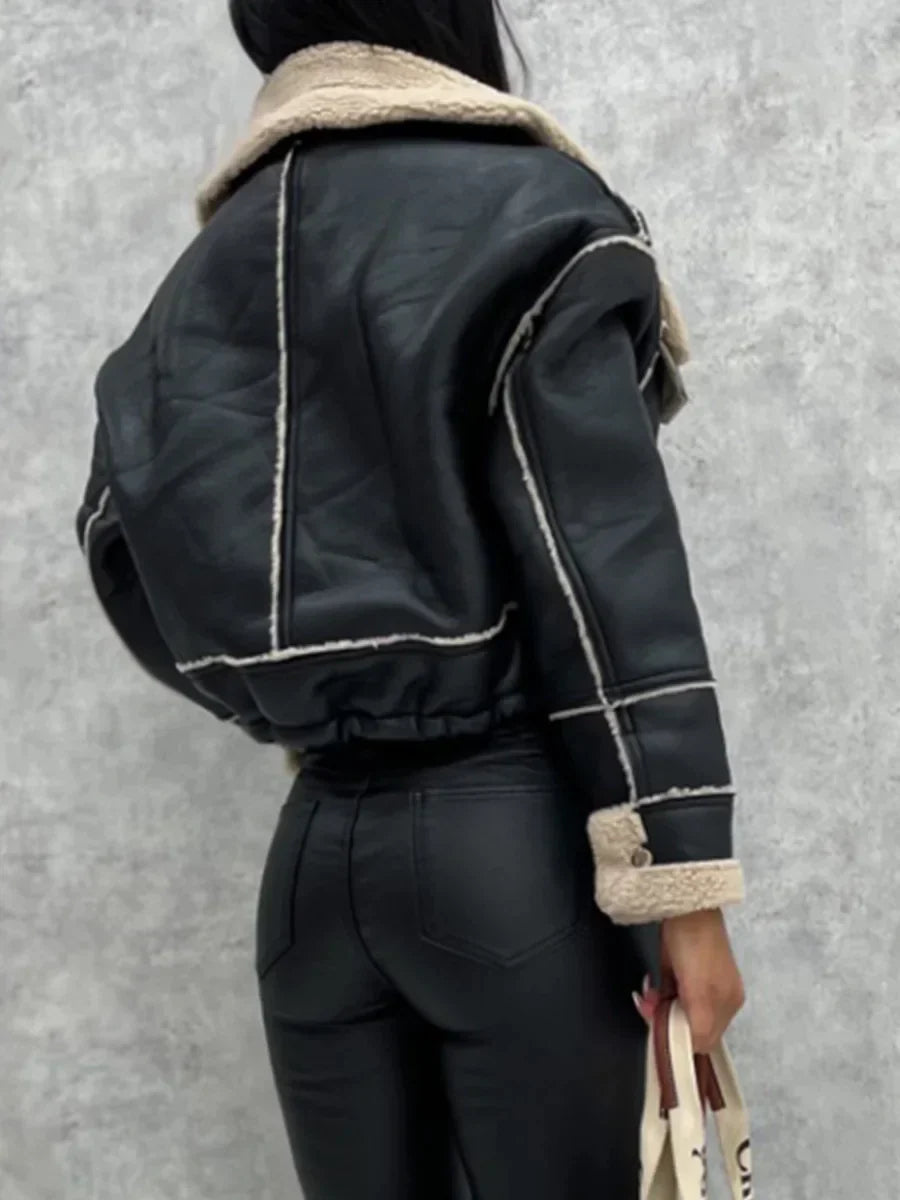 Maggie - Veste courte chaude pour l'hiver