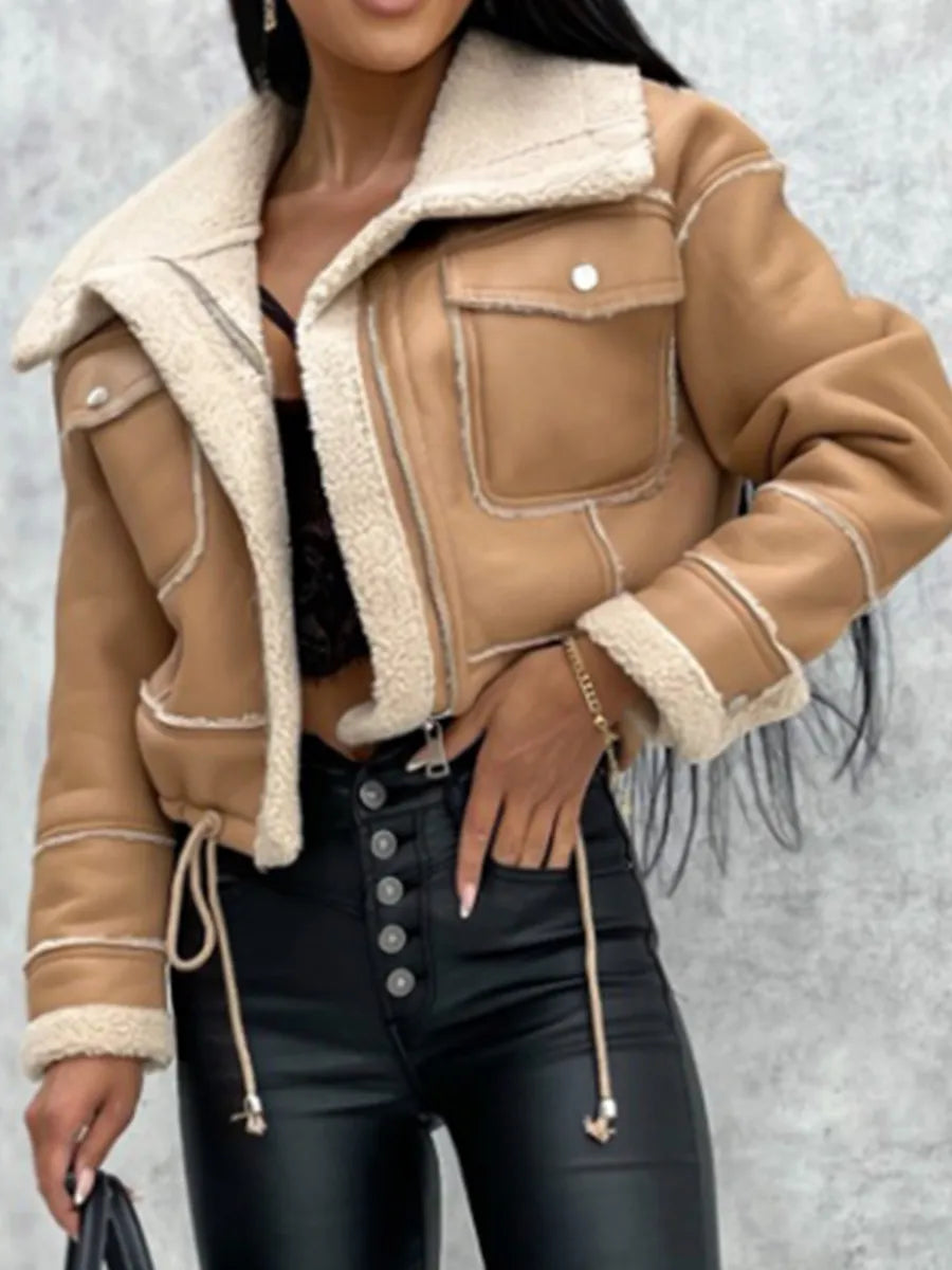Maggie - Veste courte chaude pour l'hiver