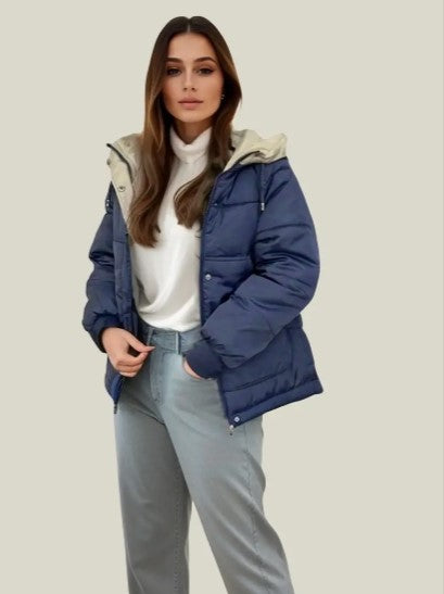 Manteau d'hiver matelassé classique pour femmes