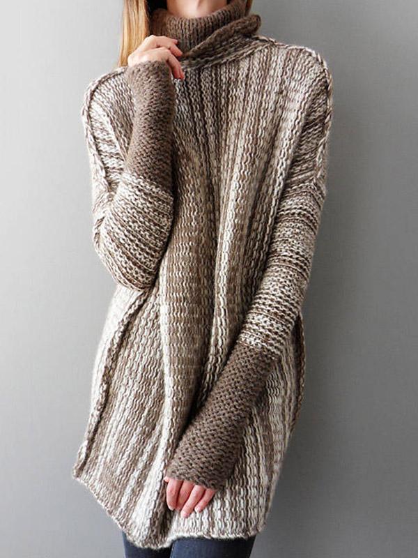 Pull à col haut pour femmes - Confort et chaleur - Projet Paris - Parfait pour l'hiver avec style