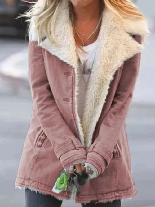 Manteau en polaire thermique pour femmes