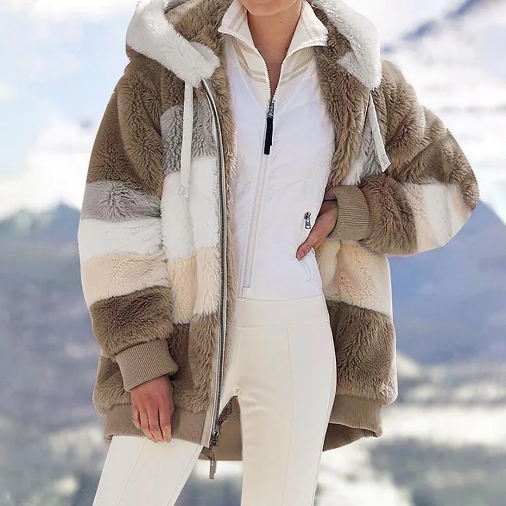Veste en laine de mouton pour femmes
