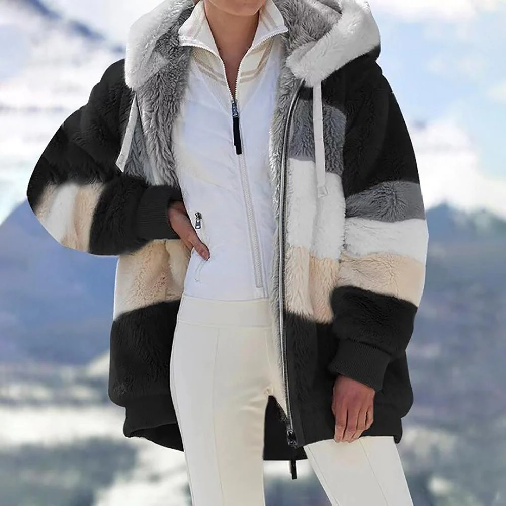 Veste en laine de mouton pour femmes