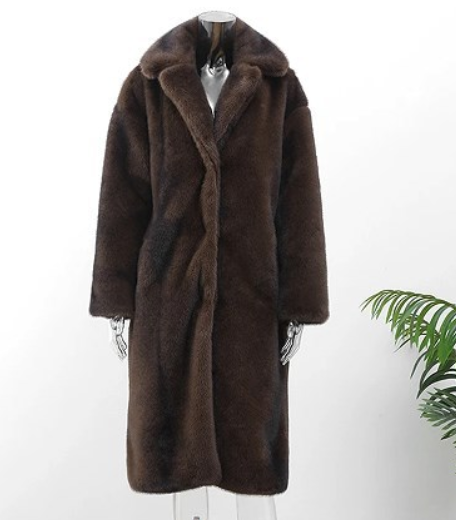 Tammy - Trench-coat d'hiver duveteux