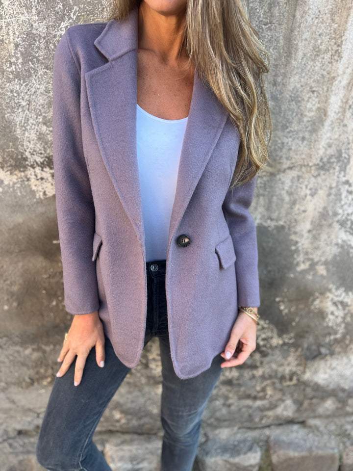 Alice - Blazer d'hiver à col rabattu
