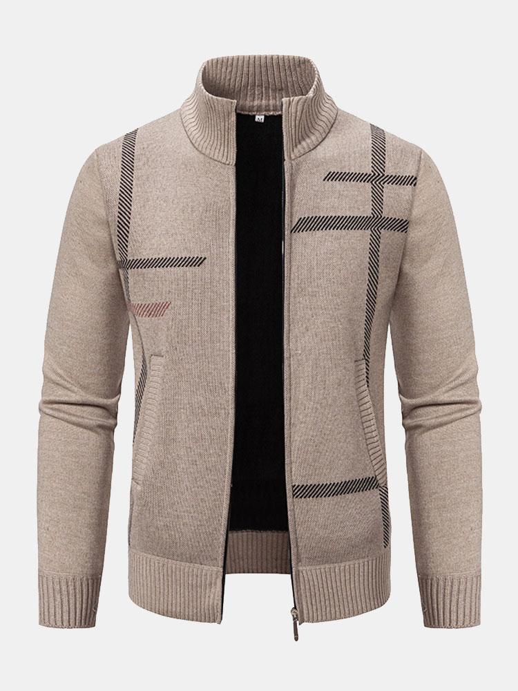 Sten | Cardigan pour hommes avec col montant