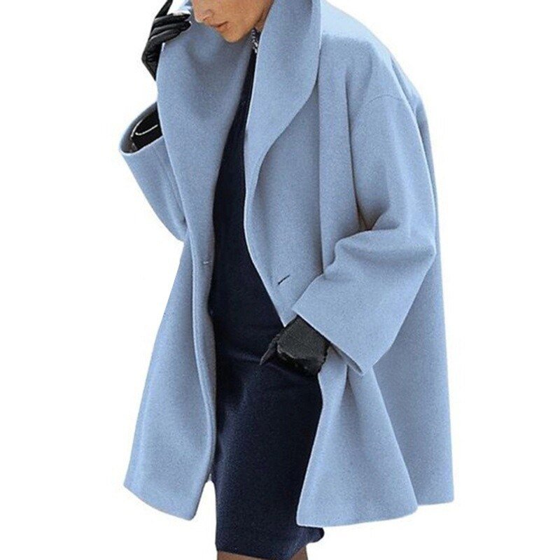 Manteau à large col