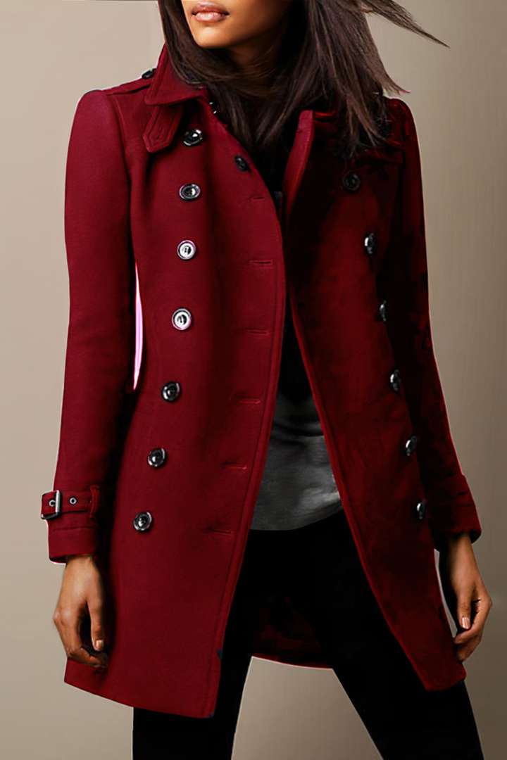 Amina - trench-coat long et élégant