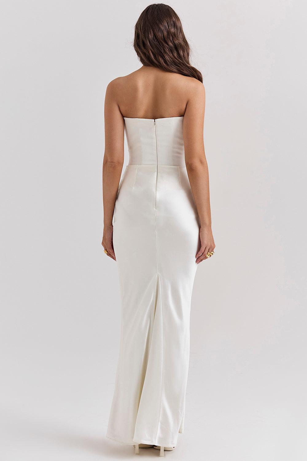 Robe maxi corset sans bretelles - Élégante et sophistiquée - Projet Paris - Coupe ajustée