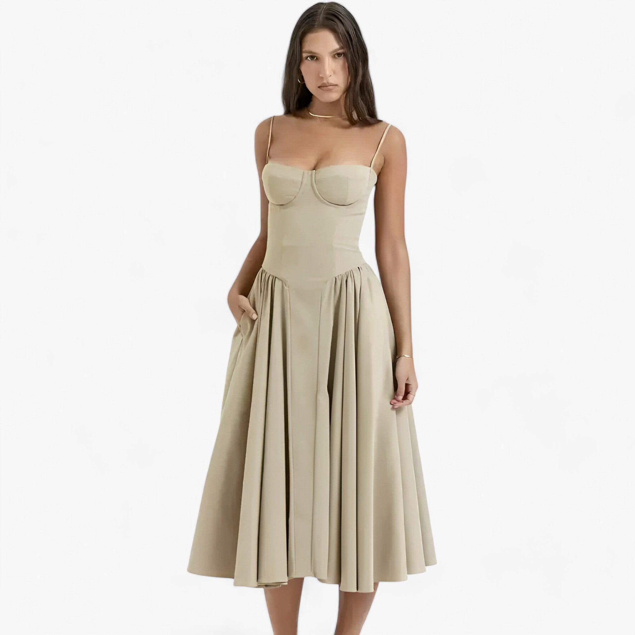 Robe cintrée corset - Sophistication intemporelle - Projet Paris - Coupe ajustée