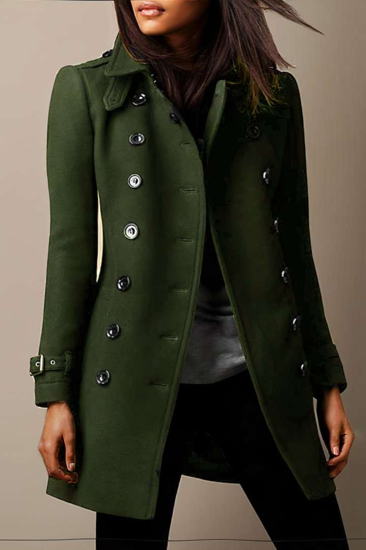 Amina - trench-coat long et élégant
