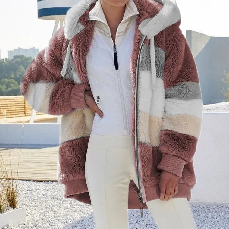 Veste en laine de mouton pour femmes