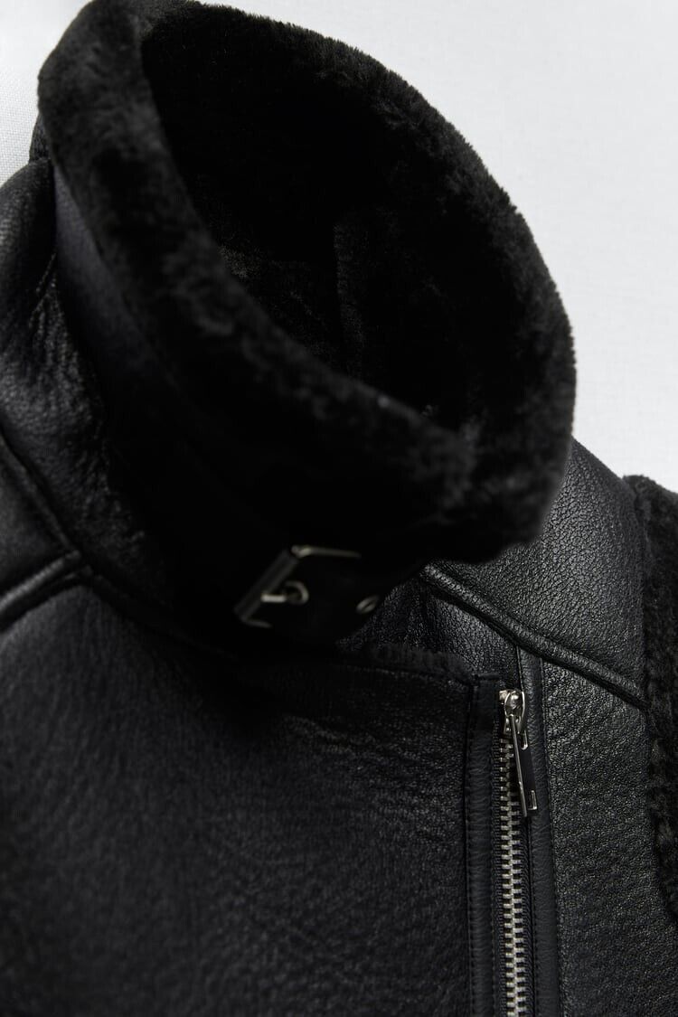 Bodywarmer en cuir de Jade - Chaud et tendance