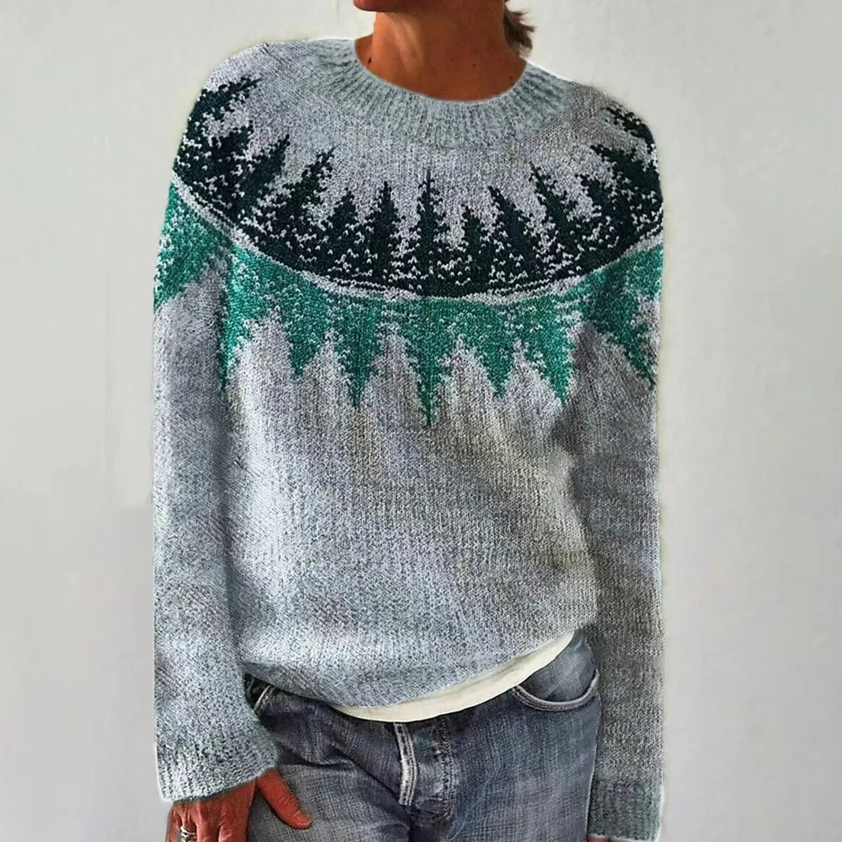 Silvia | Pull rétro d'automne