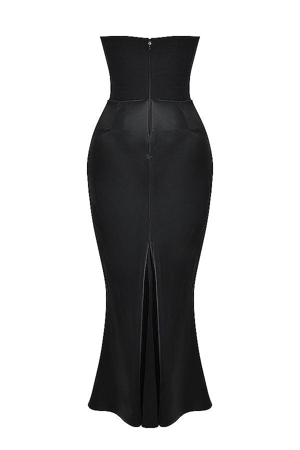 Robe maxi corset sans bretelles - Élégante et sophistiquée - Projet Paris - Coupe ajustée