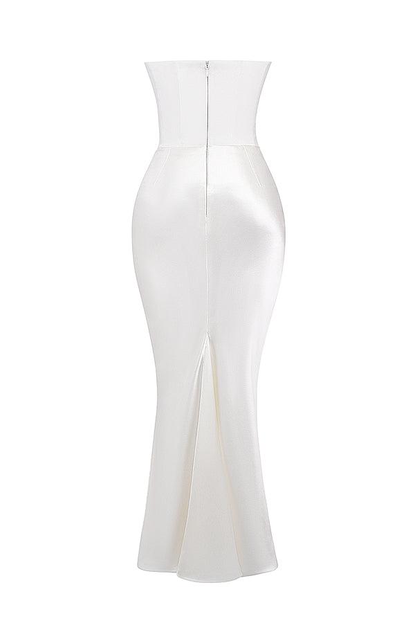 Robe maxi corset sans bretelles - Élégante et sophistiquée - Projet Paris - Coupe ajustée