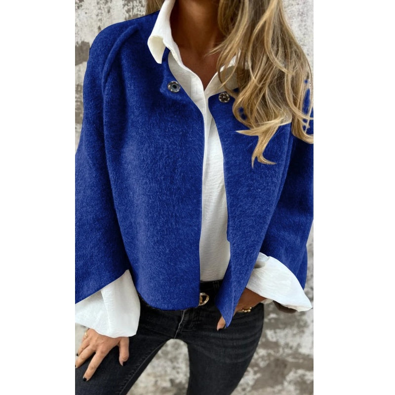 Cecile | Manteau court à manches évasées