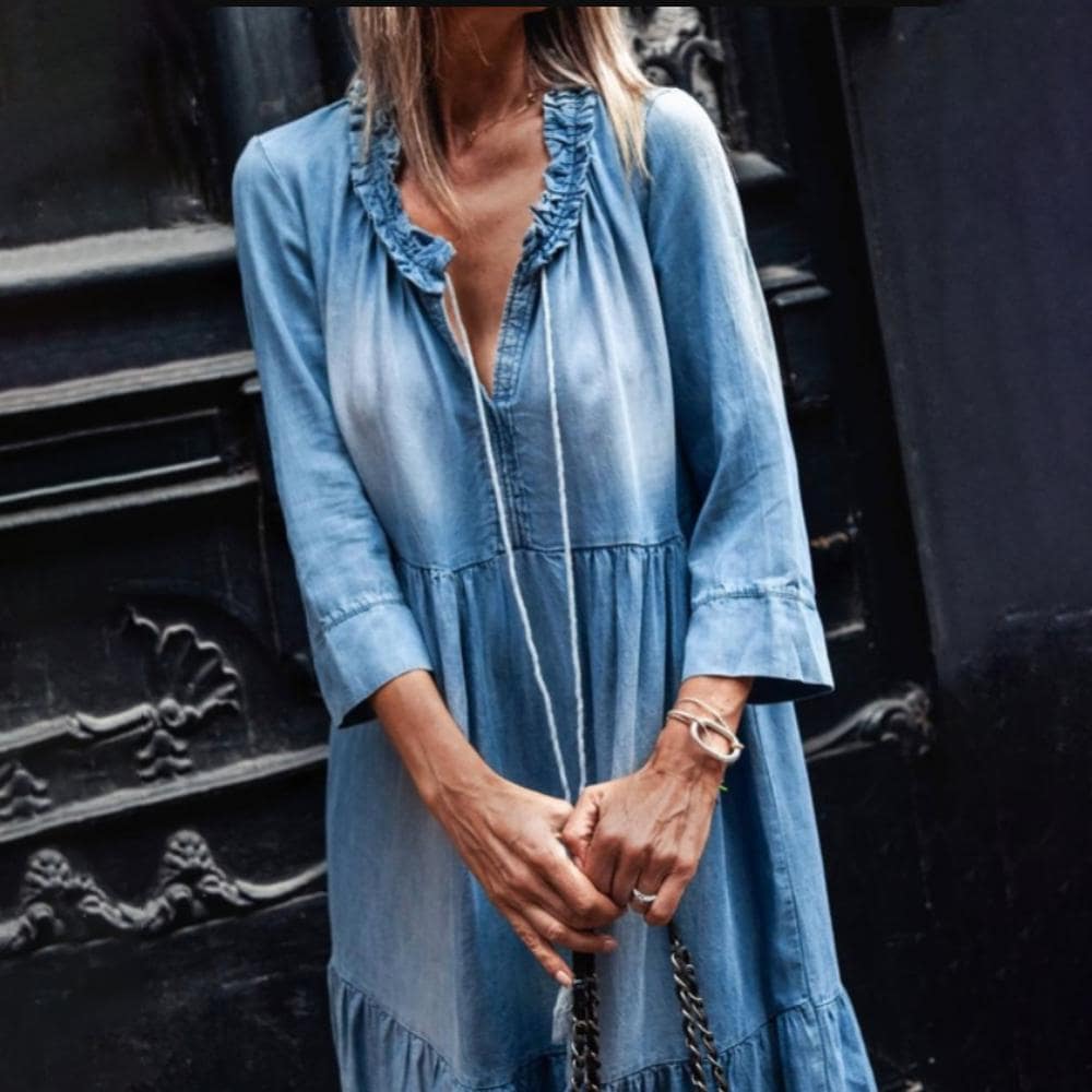 Robe en denim - Rockez votre style - Projet Paris - Moderne et tendance - Plusieurs couleurs