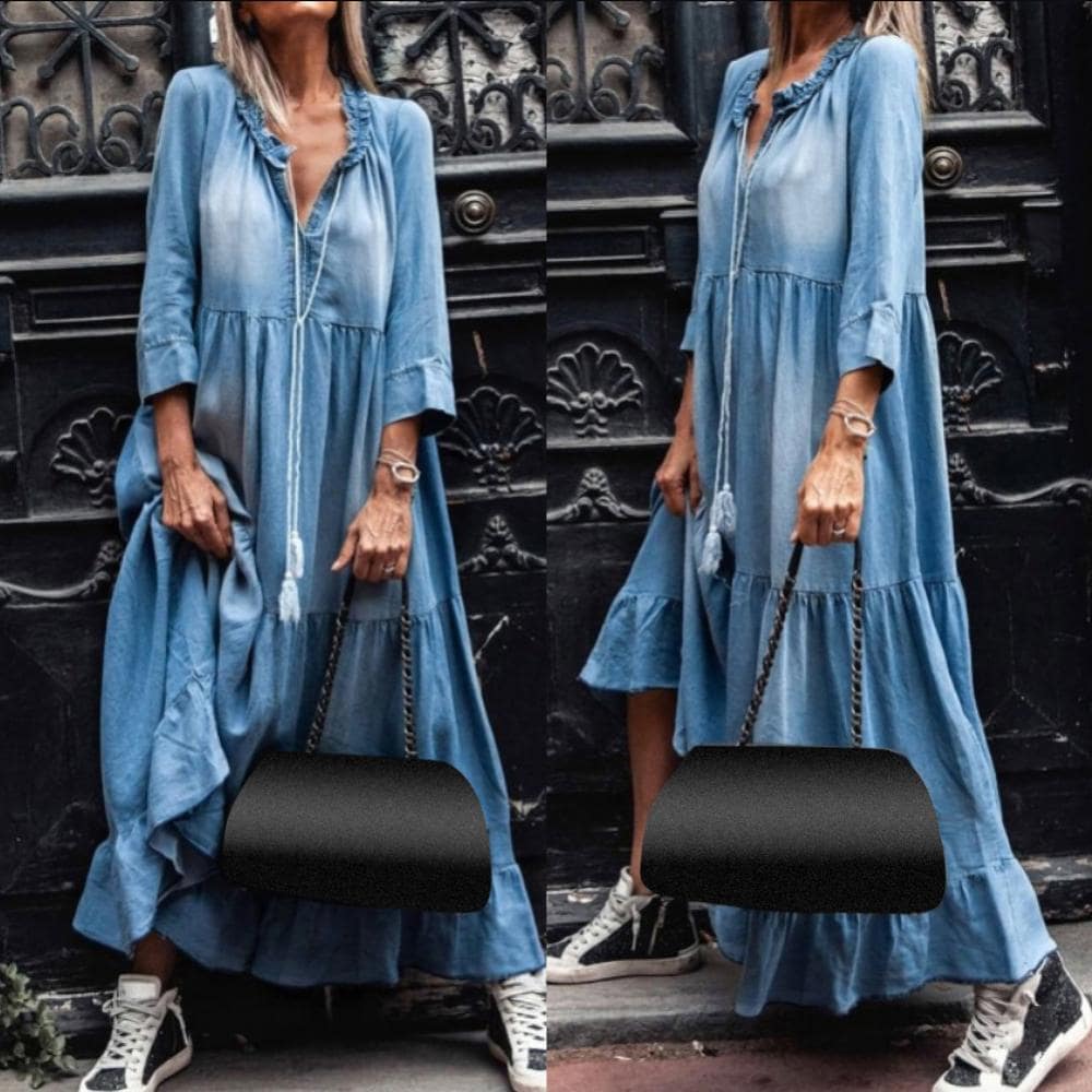 Robe en denim - Rockez votre style - Projet Paris - Moderne et tendance - Plusieurs couleurs