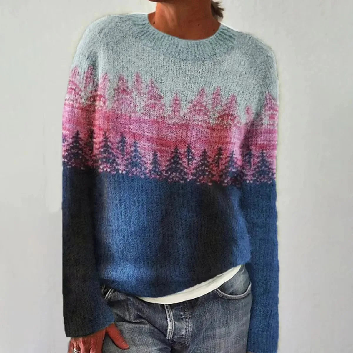 Silvia | Pull rétro d'automne